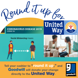 Round it up for United Way graphic